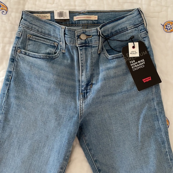 Levi’s 724 high rise straight crop - Picture 6 of 8